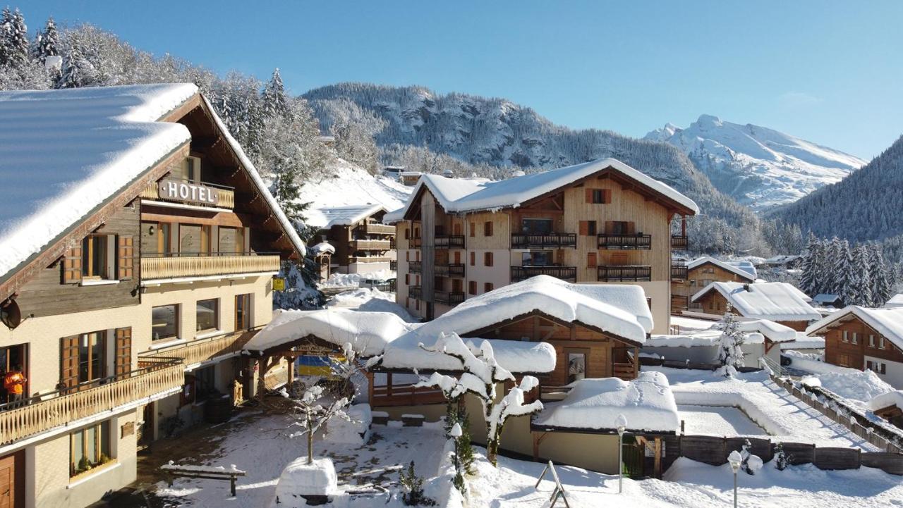 Logis Hotel & Spa Beau-Site Saint-Jean-de-Sixt Exterior foto