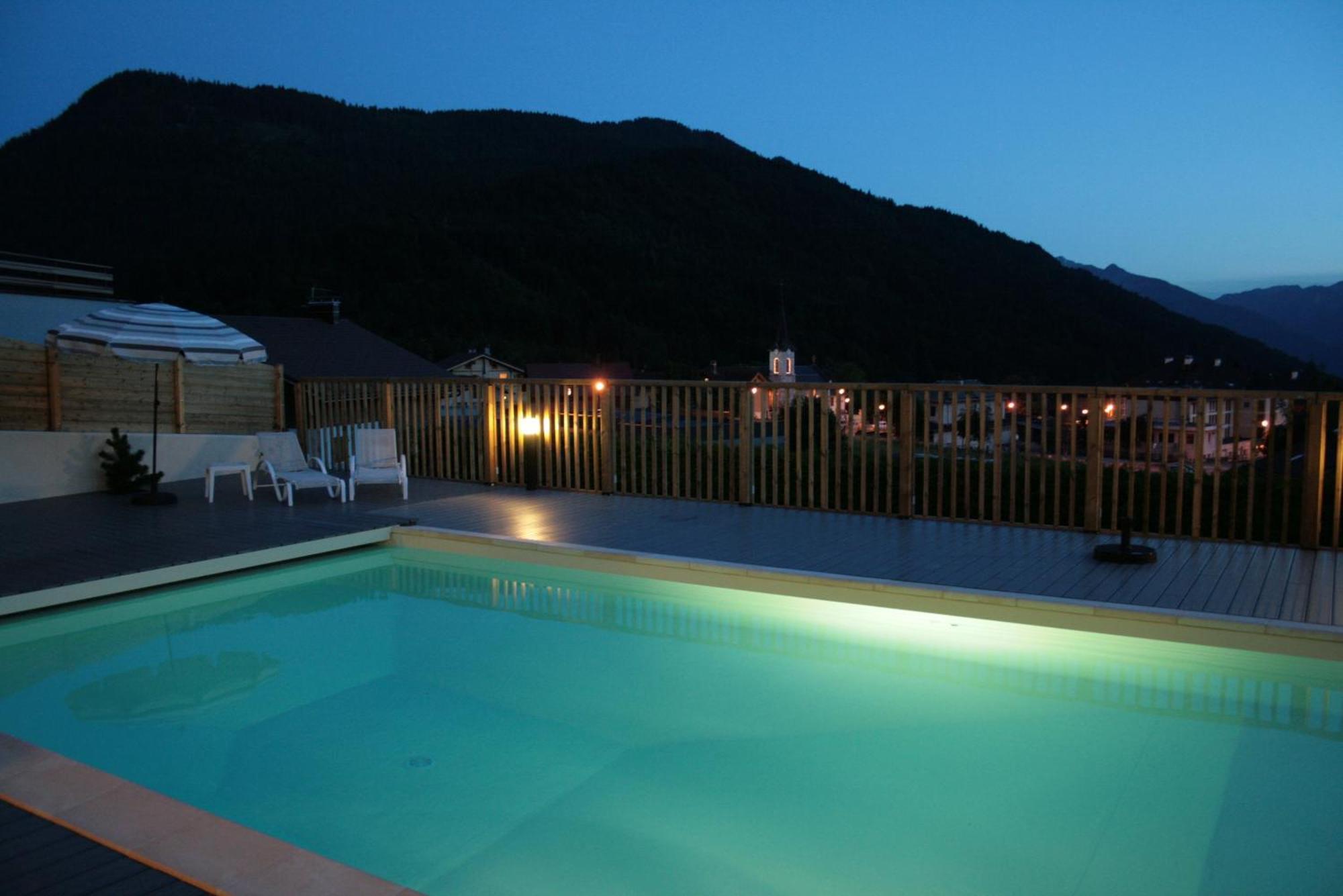 Logis Hotel & Spa Beau-Site Saint-Jean-de-Sixt Exterior foto