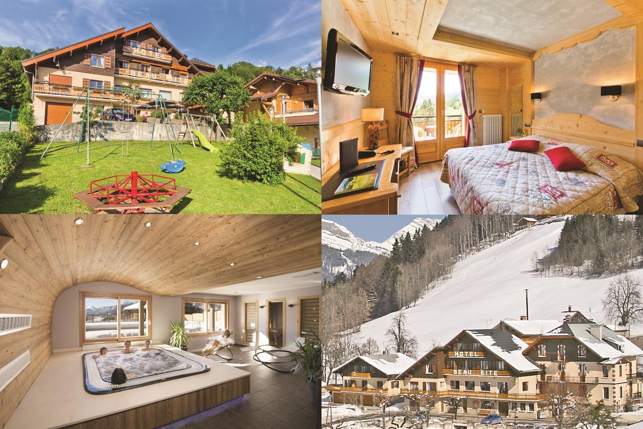 Logis Hotel & Spa Beau-Site Saint-Jean-de-Sixt Exterior foto