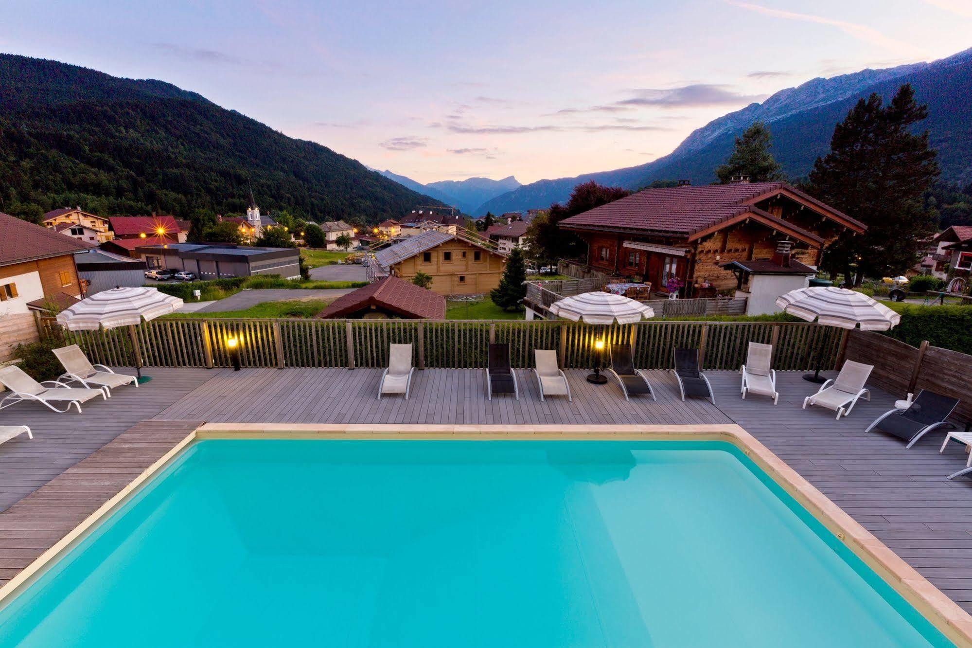 Logis Hotel & Spa Beau-Site Saint-Jean-de-Sixt Exterior foto