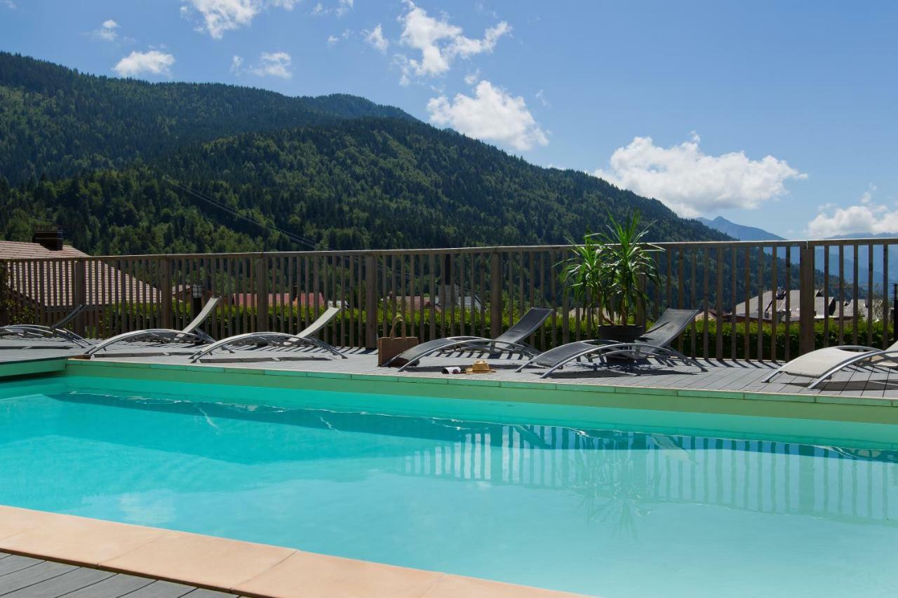 Logis Hotel & Spa Beau-Site Saint-Jean-de-Sixt Exterior foto